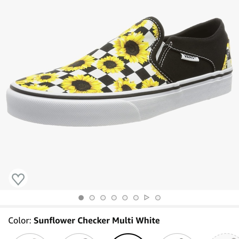 Sunflower vans, woman’s size 8